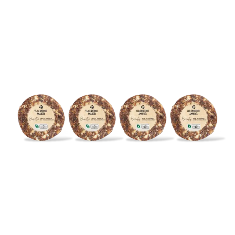 Vijgenbrood met amandelen 4-pack