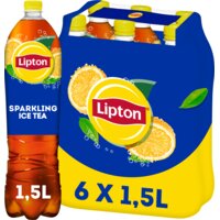 Lipton Ice tea sparkling original 6-pack