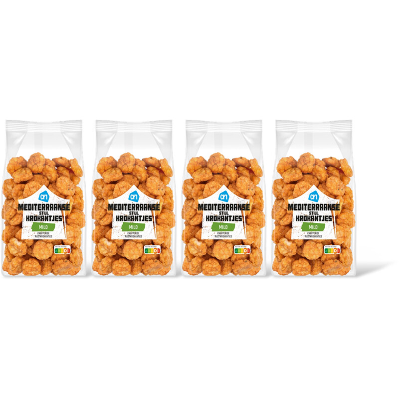 AH Mediteraanse stijl krokantjes mild 4-pck
