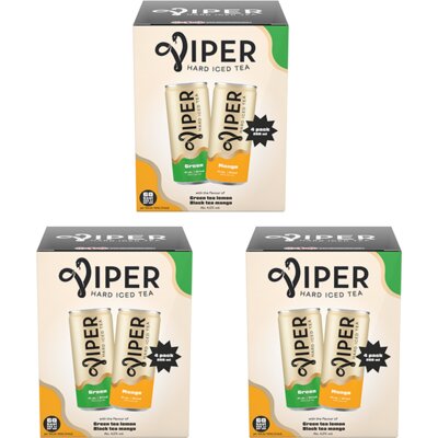 pdp-image-Viper Hard iced tea green & mango 3x 4-pack