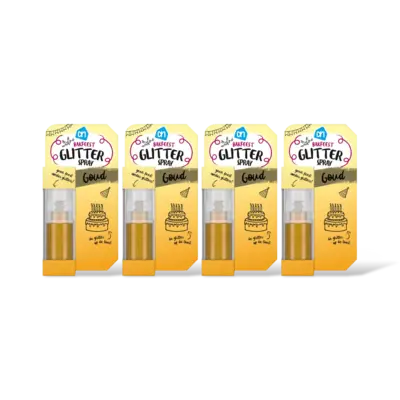 pdp-image-AH Bakfeest glitterspray goud 4-pack