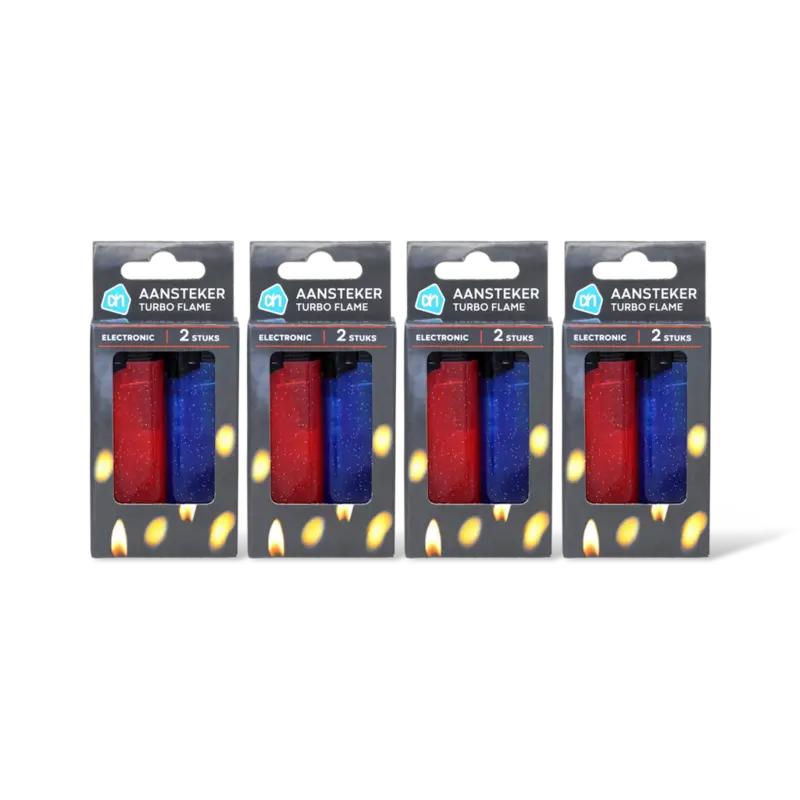 AH Elektronische aansteker F2 turbo 4-pack