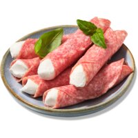 Een afbeelding van AH Salami met geitenkaas