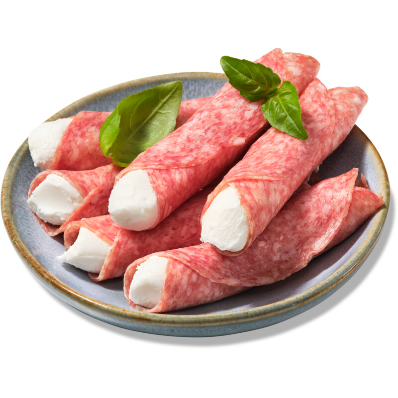 Een afbeelding van AH Salami met geitenkaas