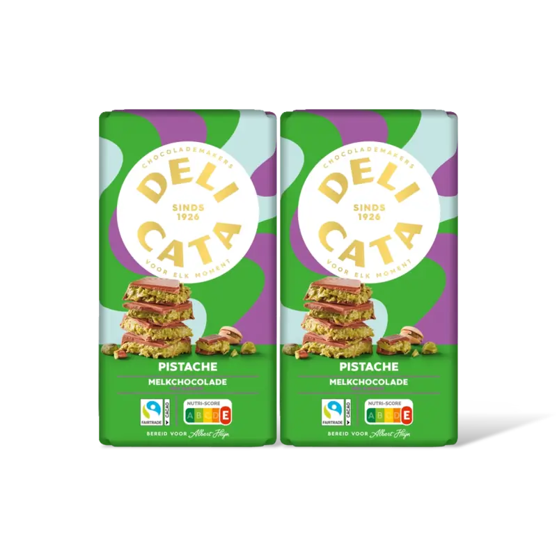 Melk met pistachevulling 2-pack