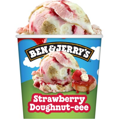 Ben & Jerry's Strawberry doughnut
