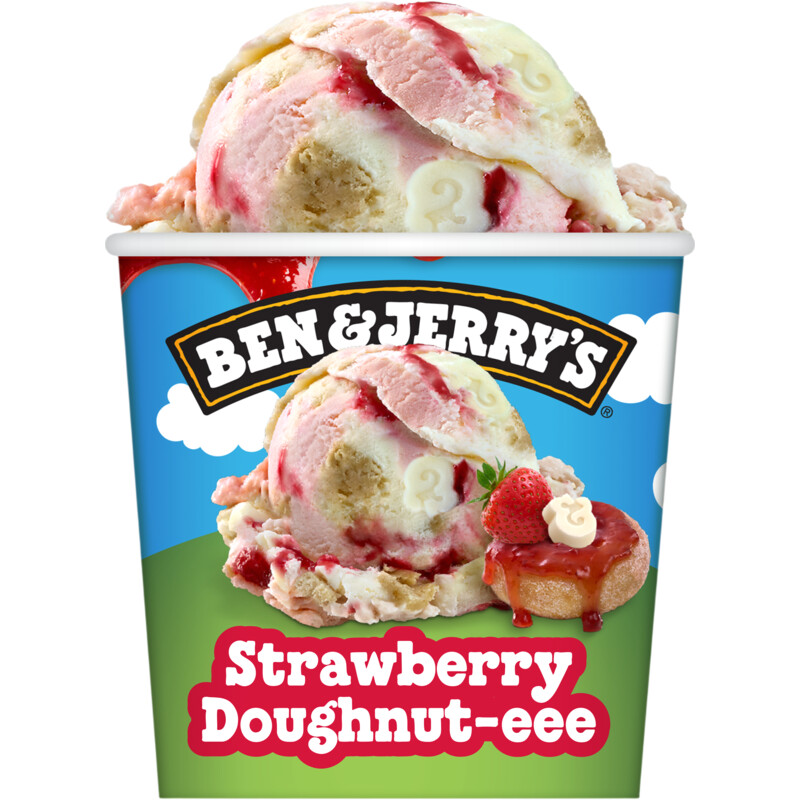 Ben & Jerry's Strawberry doughnut