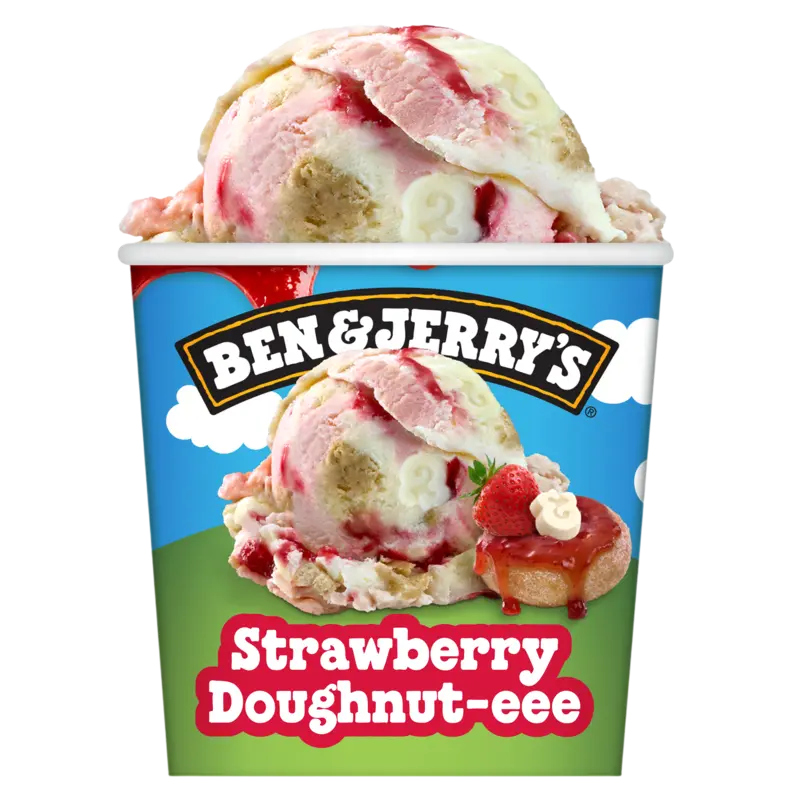 Ben & Jerry's Strawberry doughnut
