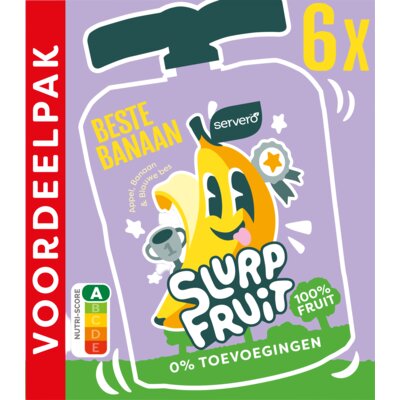 pdp-image-Servero Slurpfruit beste banaan voordeelpak