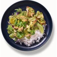 Een afbeelding van AH Culi's groene curry limoenkip verspakket