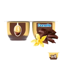 Danette Double saveurs chocolat & vanille bel