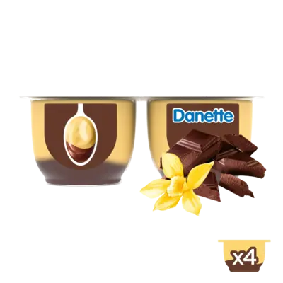 pdp-image-Danette Double saveurs chocolat & vanille bel