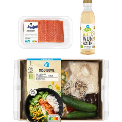 pdp-image-AH Gesneden Verspakket Miso Bowl Zalm 1pers