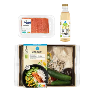 pdp-image-AH Gesneden Verspakket Miso Bowl Zalm 1pers