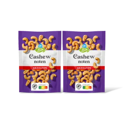 pdp-image-AH Biologisch Ongebrande cashewnoten 2-pack