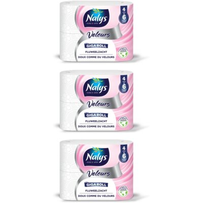 pdp-image-Nalys Velours giga roll toiletpapier 3-pack