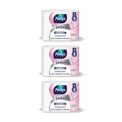 pdp-image-Nalys Velours giga roll toiletpapier 3-pack