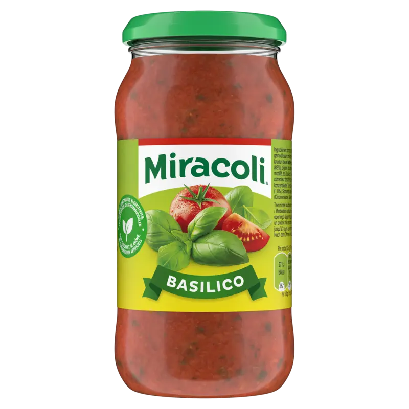 Miracoli Basilico pastasaus bel