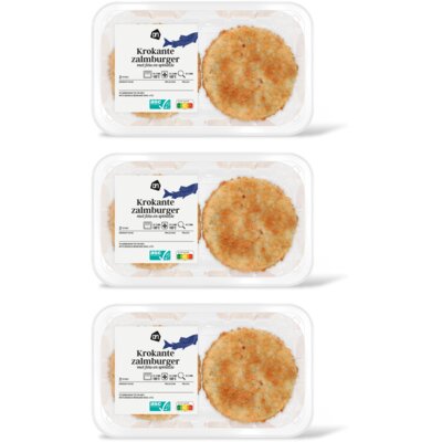 pdp-image-AH Krokante zalmburger feta spinazie 3-pack