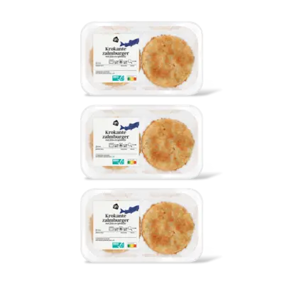 pdp-image-AH Krokante zalmburger feta spinazie 3-pack