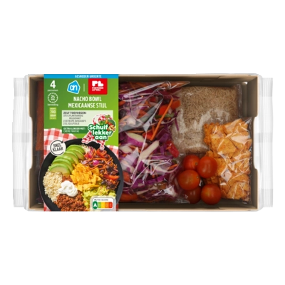 pdp-image-AH Gesneden verspakket nacho bowl Mex stijl