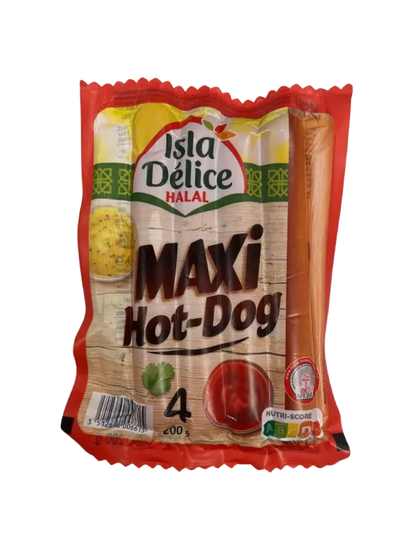 Isla Délice Maxi hotdogs