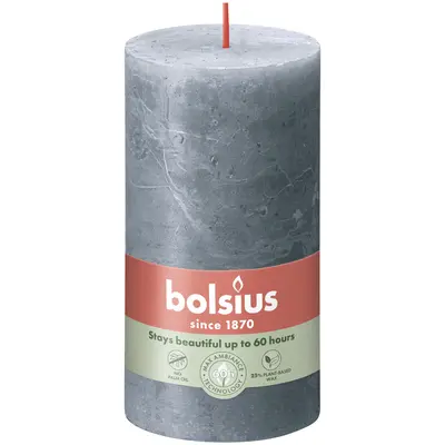 pdp-image-Bolsius Rustieke kaars donkerblauw 13cm