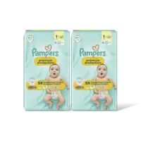Pampers Premium protection luiers maat 1 2-pack