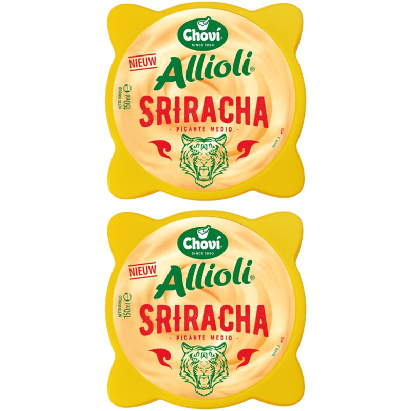 Een afbeelding van Chovi Allioli sriracha 2-pack