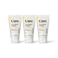 Care Sensitive sun face cream spf50 3-pack