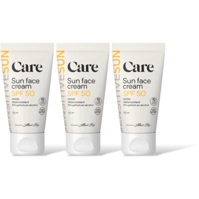 pdp-image-Care Sensitive sun face cream spf50 3-pack