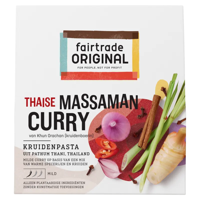 Fairtrade Original Kruidenpasta Thaise massaman curry