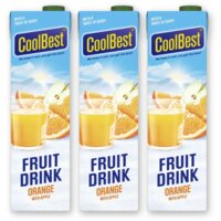 CoolBest Fruit drink orange 3-pack