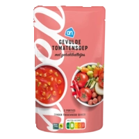 AH Gevulde tomatensoep met gehaktballetjes