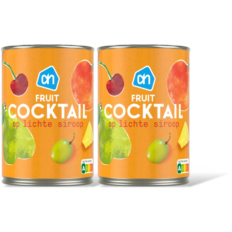 AH Fruitcocktail siroop 2-pack