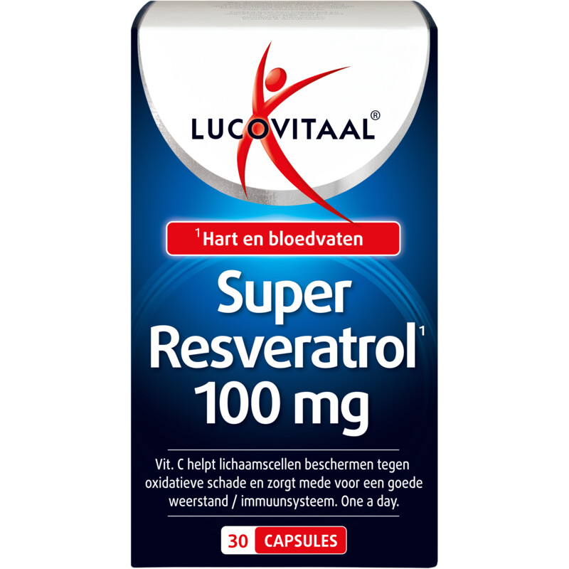 Een afbeelding van Lucovitaal Super reservatrol 100mg