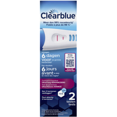 pdp-image-Clearblue Zwangerschapstest geavanceerd vroeg