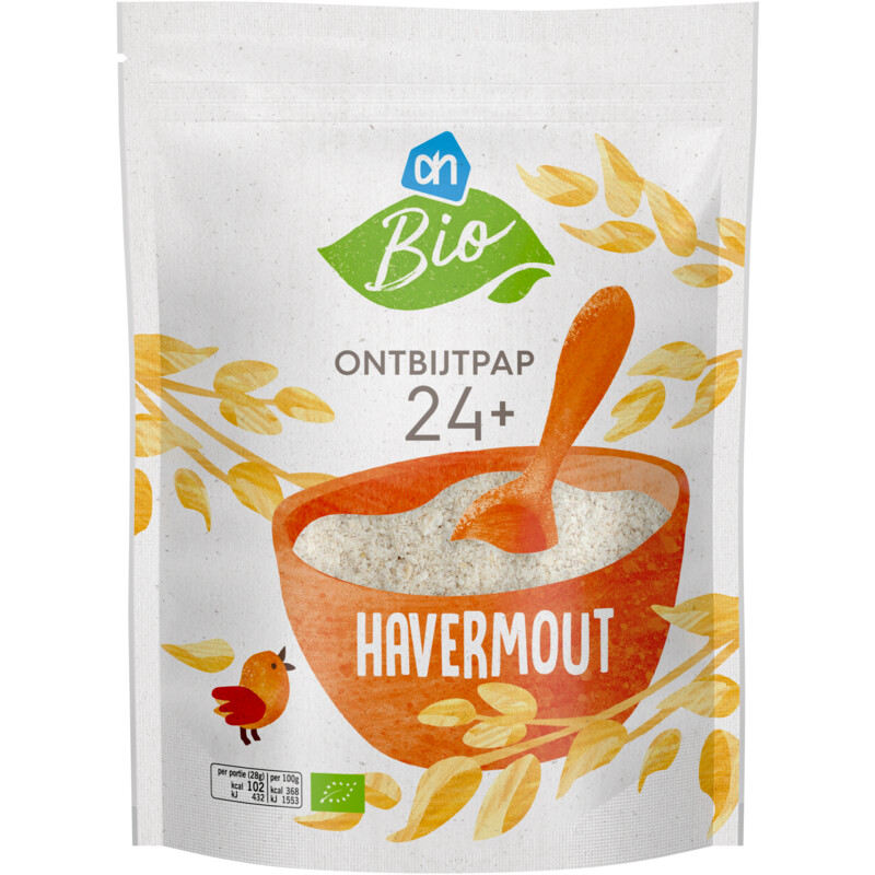 AH Biologisch Ontbijtpap havermout 24m+