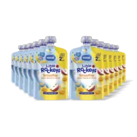 Nestlé Little Rockets Knijpfruit banaan 2+ 12pk