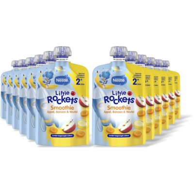 pdp-image-Nestlé Little Rockets Knijpfruit banaan 2+ 12pk