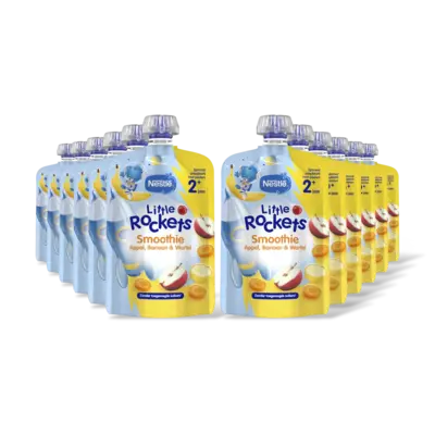 pdp-image-Nestlé Little Rockets Knijpfruit banaan 2+ 12pk