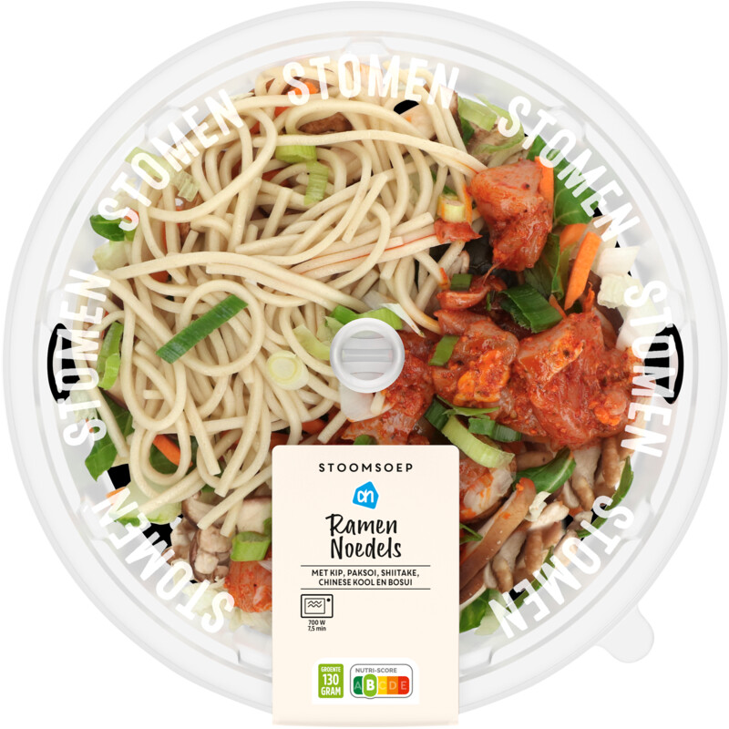 Een afbeelding van AH Stoomsoep ramen noedels