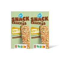 AH Snackcrackers appel & kaneel 2-pack