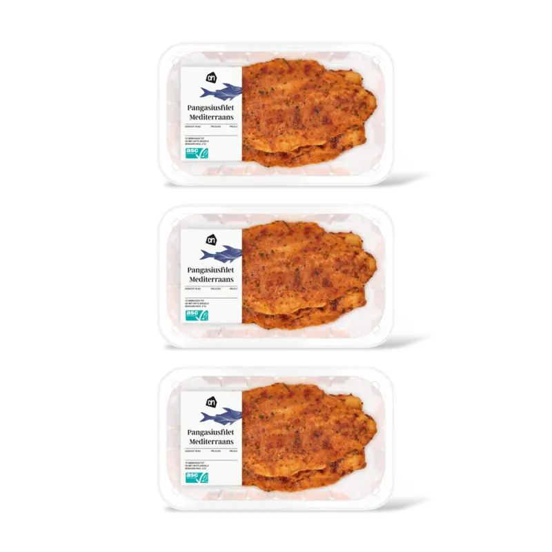 AH Pangasius Mediterraans koekenpan 3-pack