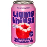 Een afbeelding van Living Things Raspberry & pomegranate