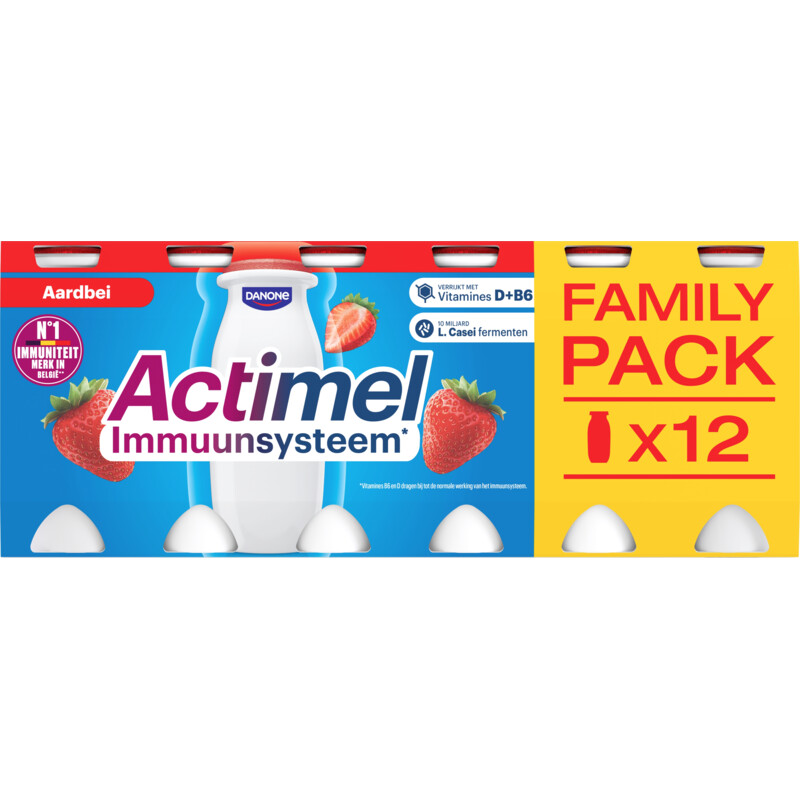 Danone Actimel aardbei bel