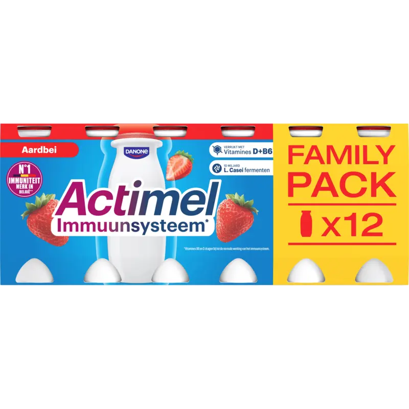 Danone Actimel aardbei bel