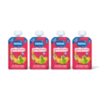 Nestlé Sporty fruits knijpfruit peer 12m+ 4-pck