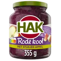 Hak Rode kool met stukjes appel