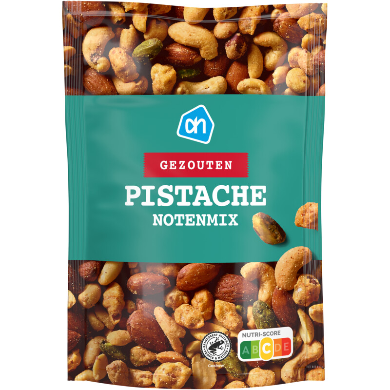 Een afbeelding van AH Pistache notenmix gezouten